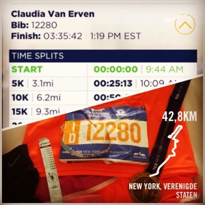 Result C. van Erven NYC marathon 2014