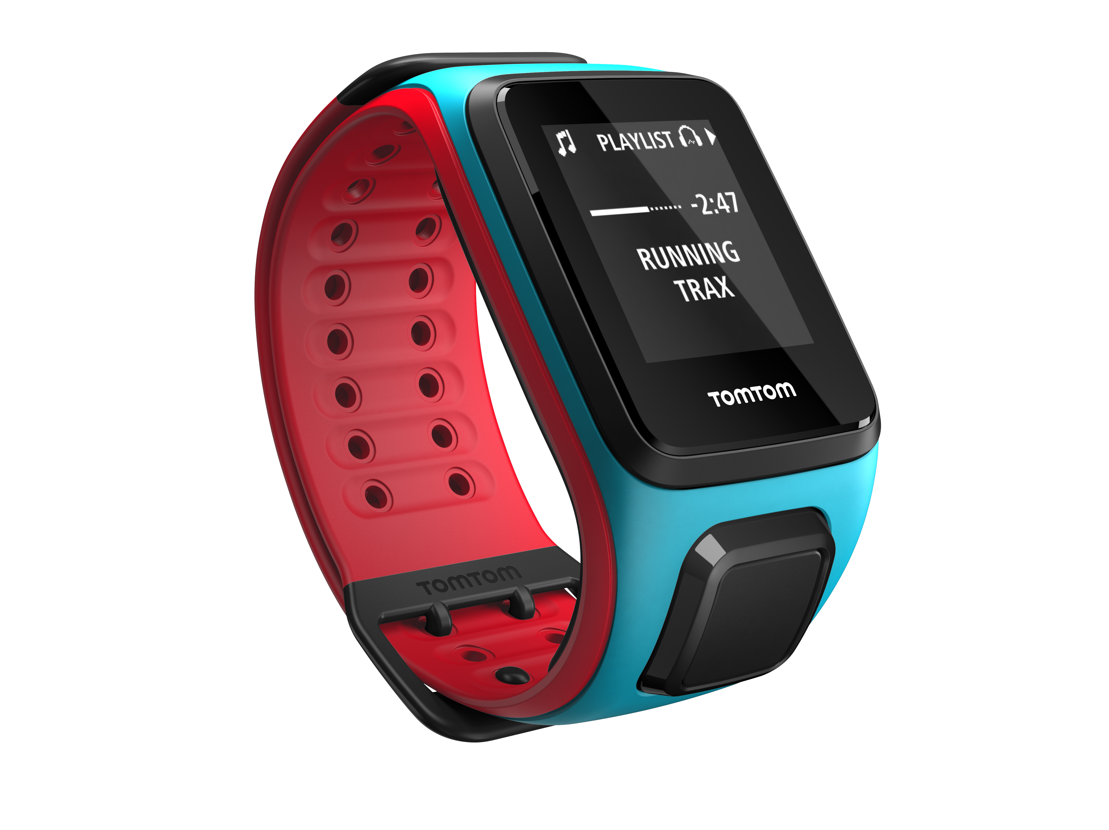 TomTom Runner2-Red blue-HR