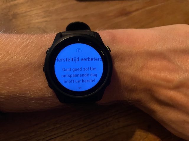 hersteltijd garmin