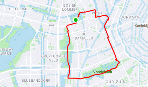 Amsterdam west routes