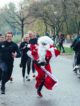 kerstman hardlopen